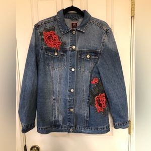 Boom Boom denim jacket women’s large